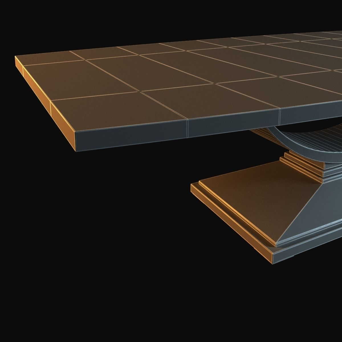 Colombo Stile Decodieci Dinning Table 3D model_2