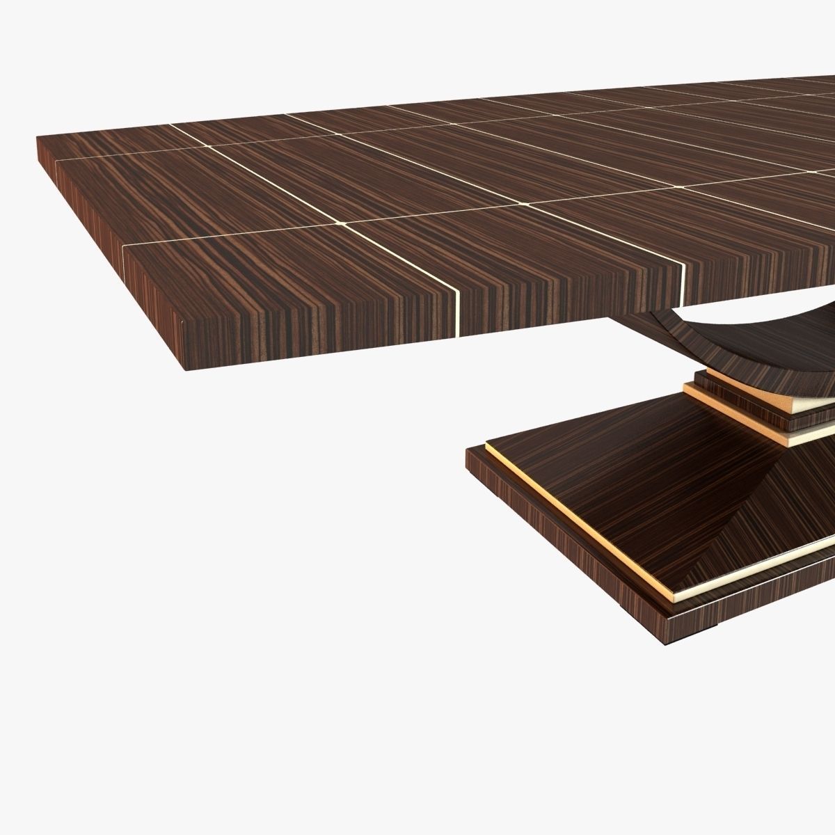 Colombo Stile Decodieci Dinning Table 3D model_1
