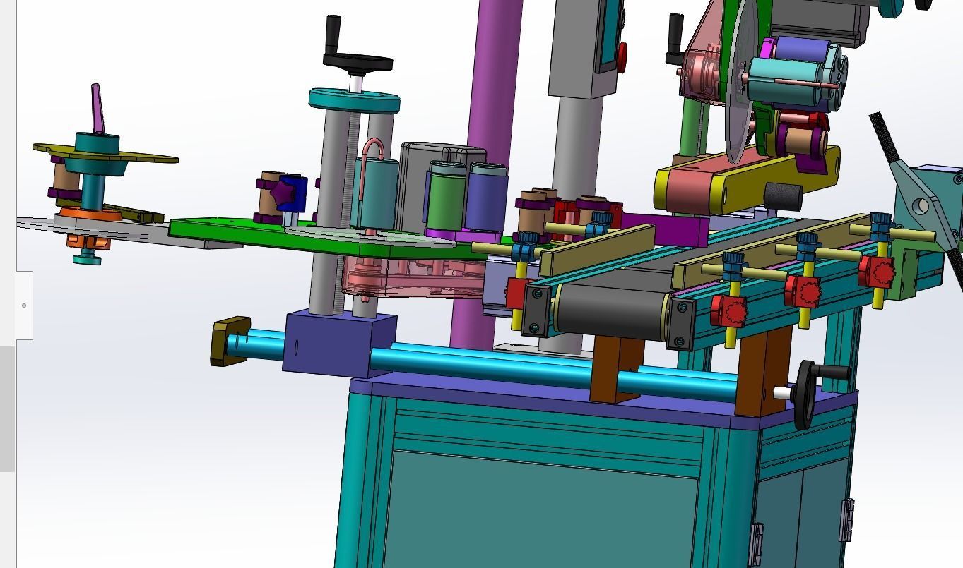 Double-sided labeling machine  3D model_6