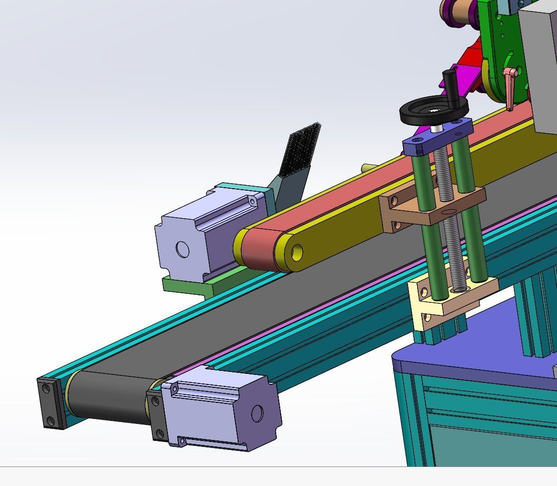 Double-sided labeling machine  3D model_4