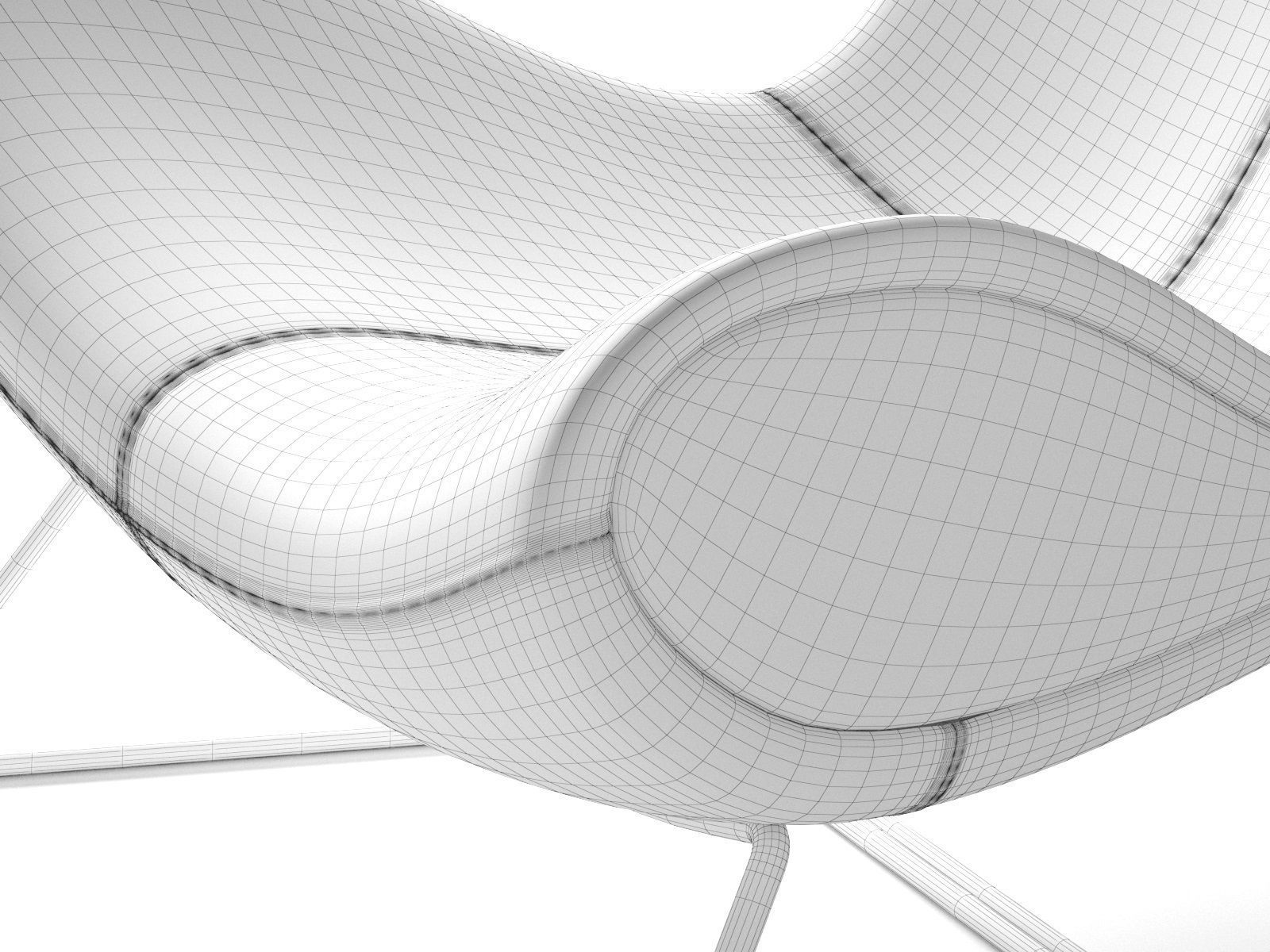 Imola Chair 3D model_4