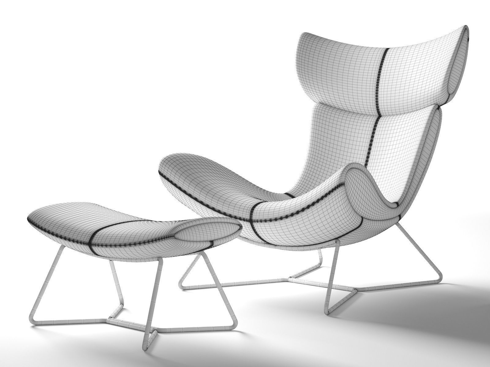 Imola Chair 3D model_3