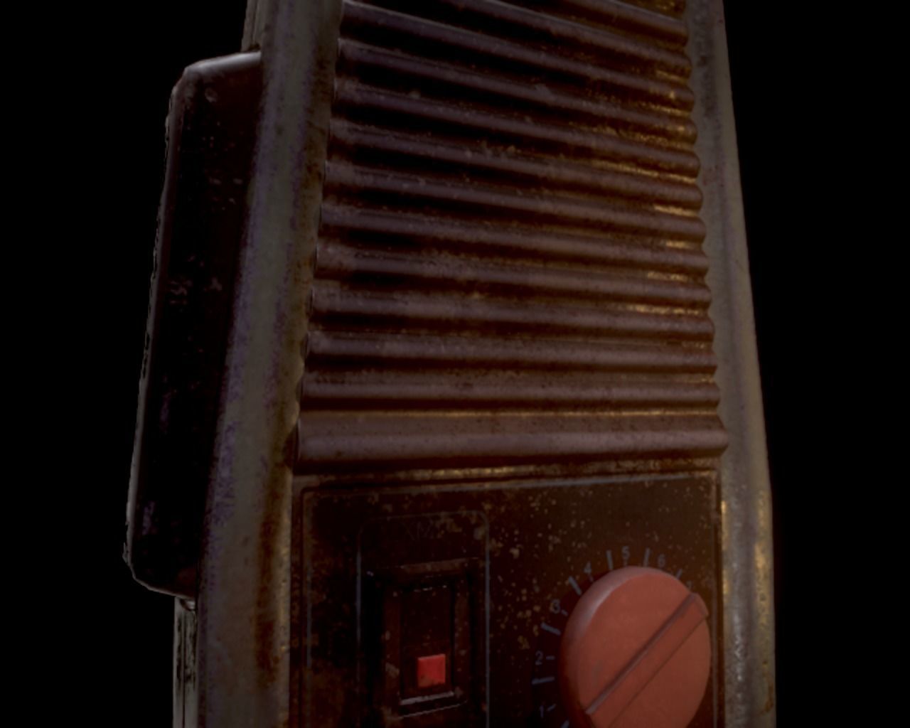 Walkie talkie Low-poly 3D model_11
