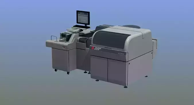 Chemical Analyzer Science Equipment 3D model