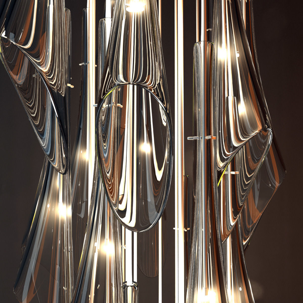 Terzani Calle Ceiling Light 3D model_11