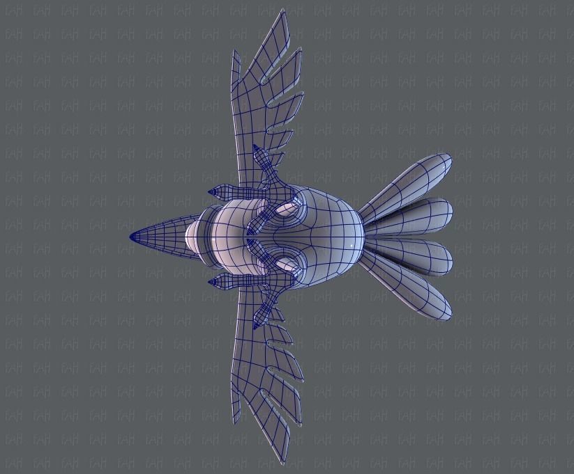 Ostrich V01 Low-poly 3D model_40