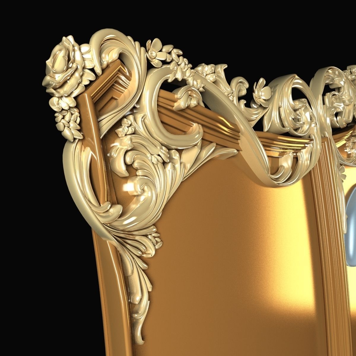 Bacci Stile Jadore Bed Head 3D model_7