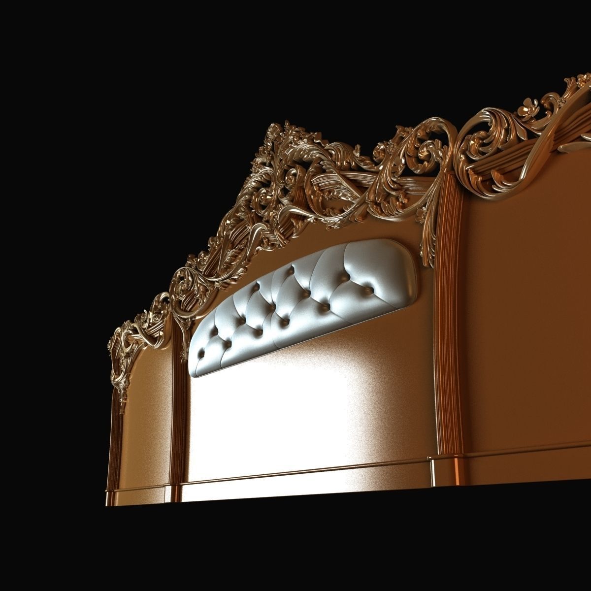 Bacci Stile Jadore Bed Head 3D model_8