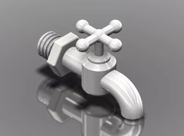 Water Pipe Free 3D model