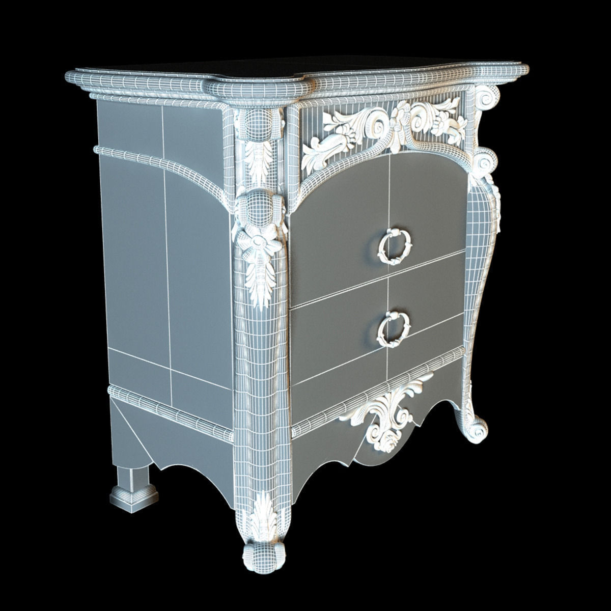 Bacci Stile Jadore Classic Tumb 3D model_2