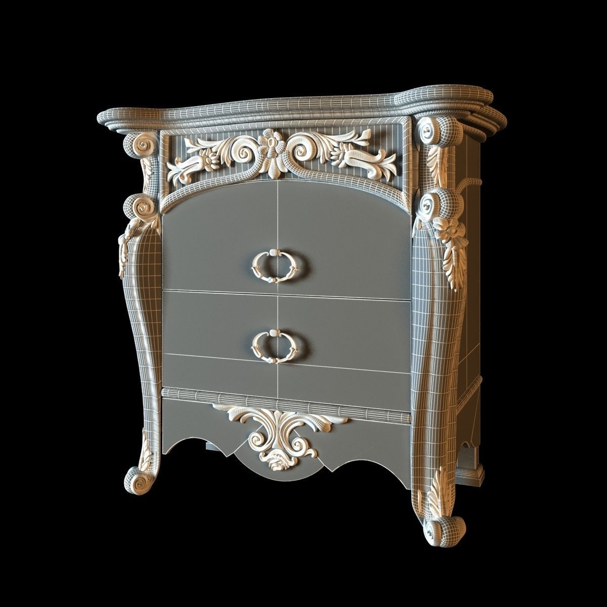 Bacci Stile Jadore Classic Tumb 3D model_3