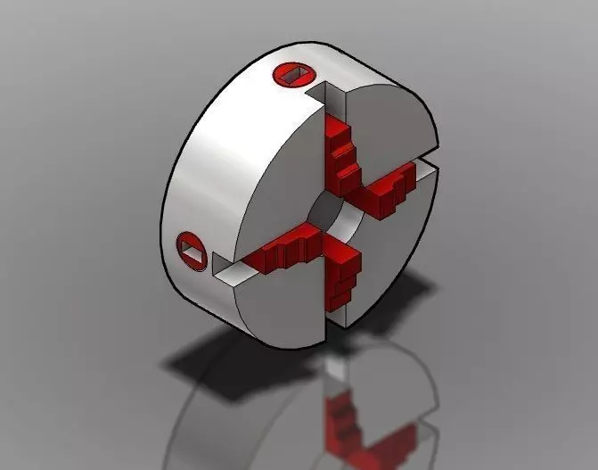 Chuck Of Lathe Free 3D model