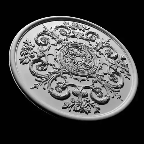 Rosette ornate medallion