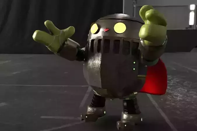 Ershin  Breath of Fire 4 3D Model