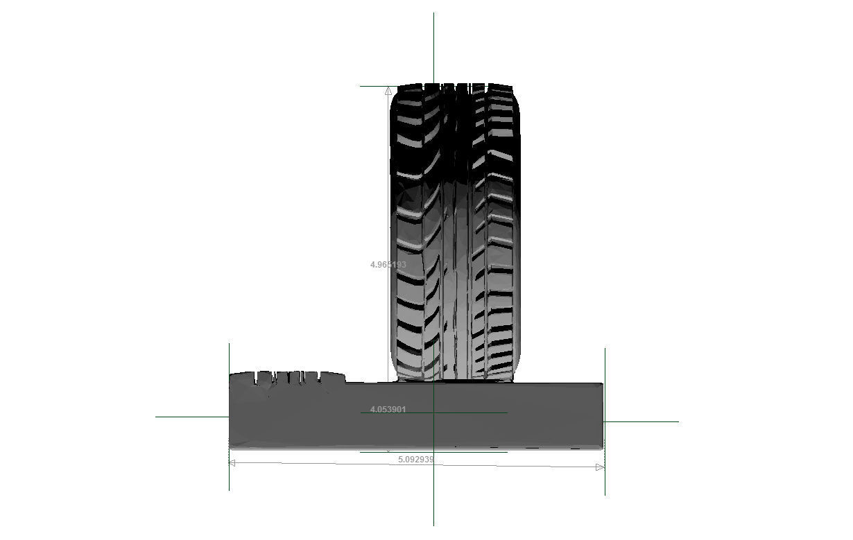 TIRE-WHEEL-TREAD tire 3D print model_4