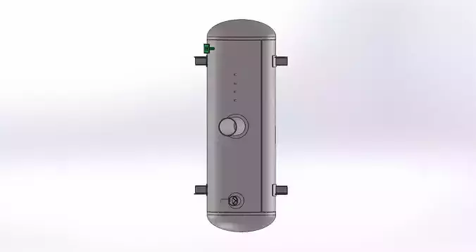 Pressure Vessel With CALCULATIONS 3D model
