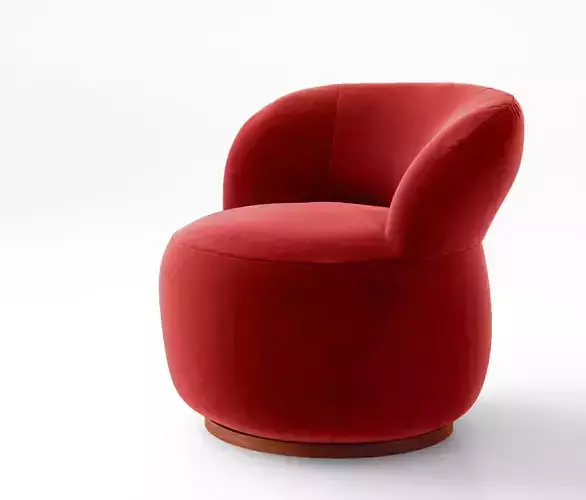Jardan Joy armchair and Ottoman 3D model
