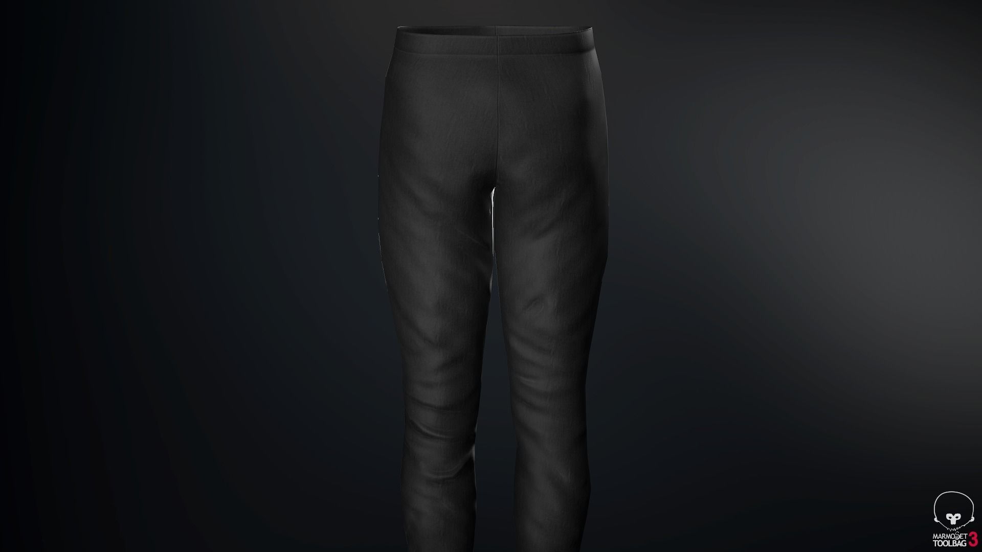 Male Post Apocalyptic Outfit Low-poly 3D model_36