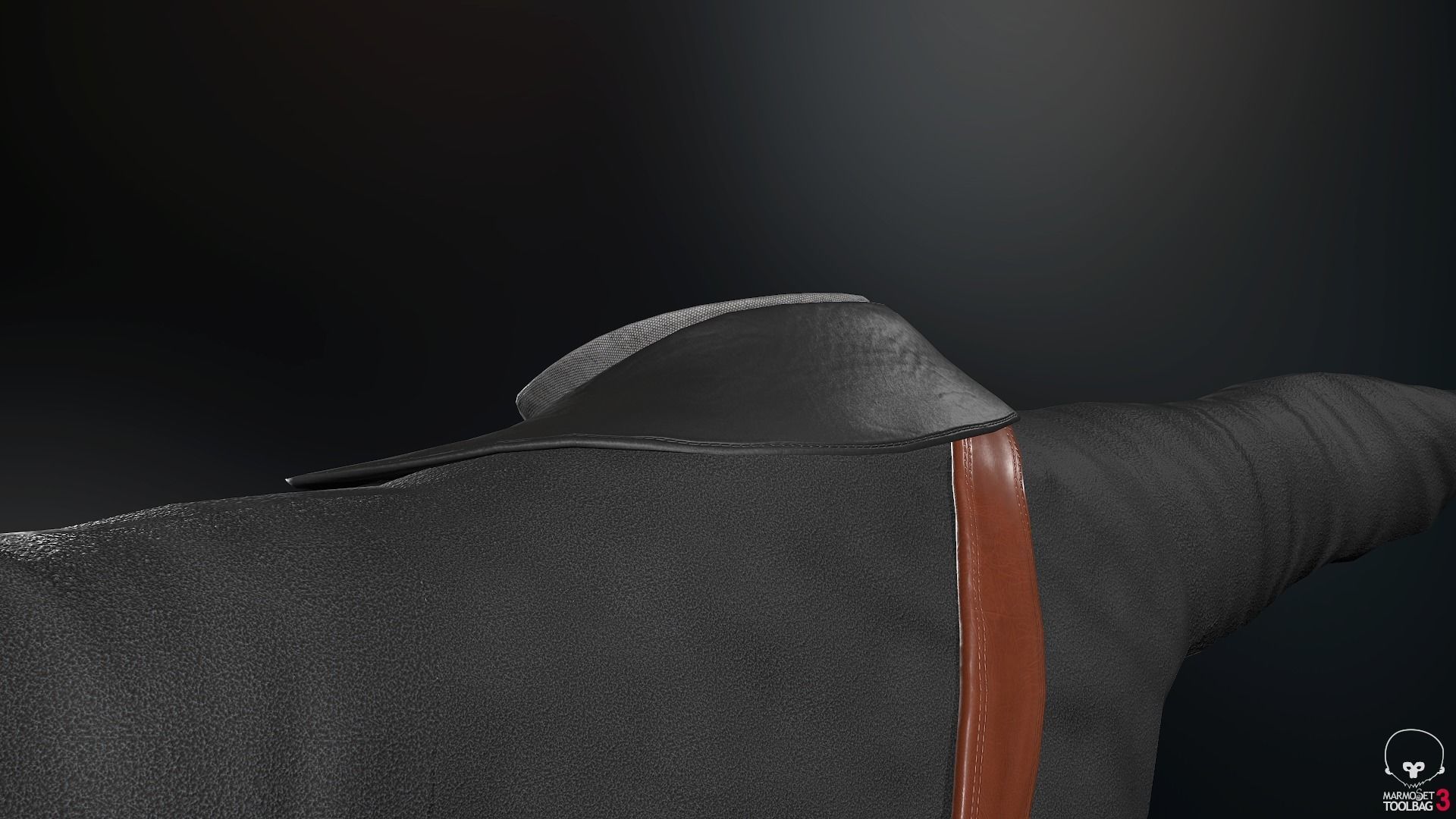 Male Post Apocalyptic Outfit Low-poly 3D model_53