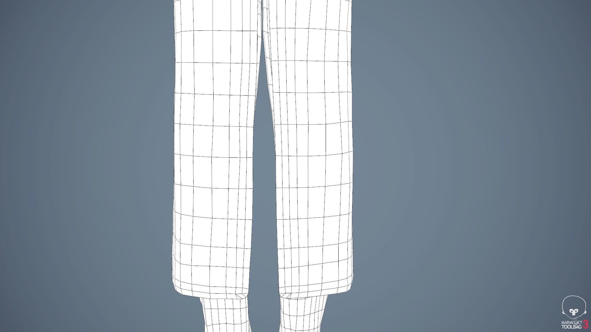 Male Post Apocalyptic Outfit Low-poly 3D model_68