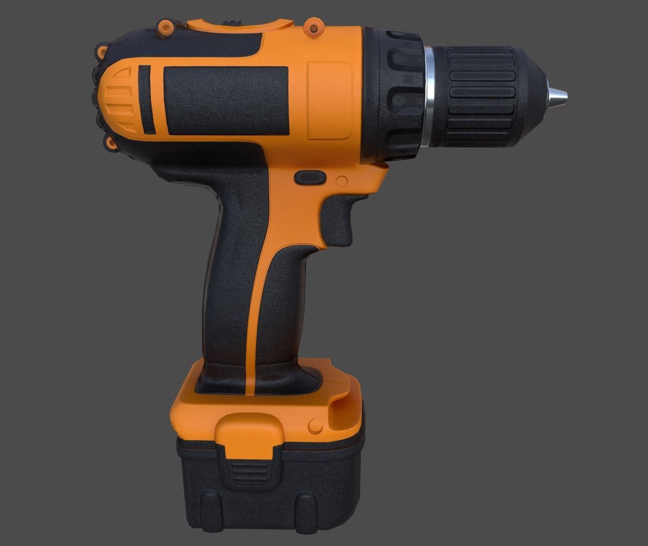 Cordless Drill - Low Poly Low-poly 3D model_1