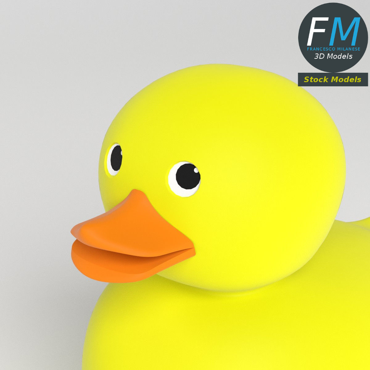 Rubber duck 3D model_5