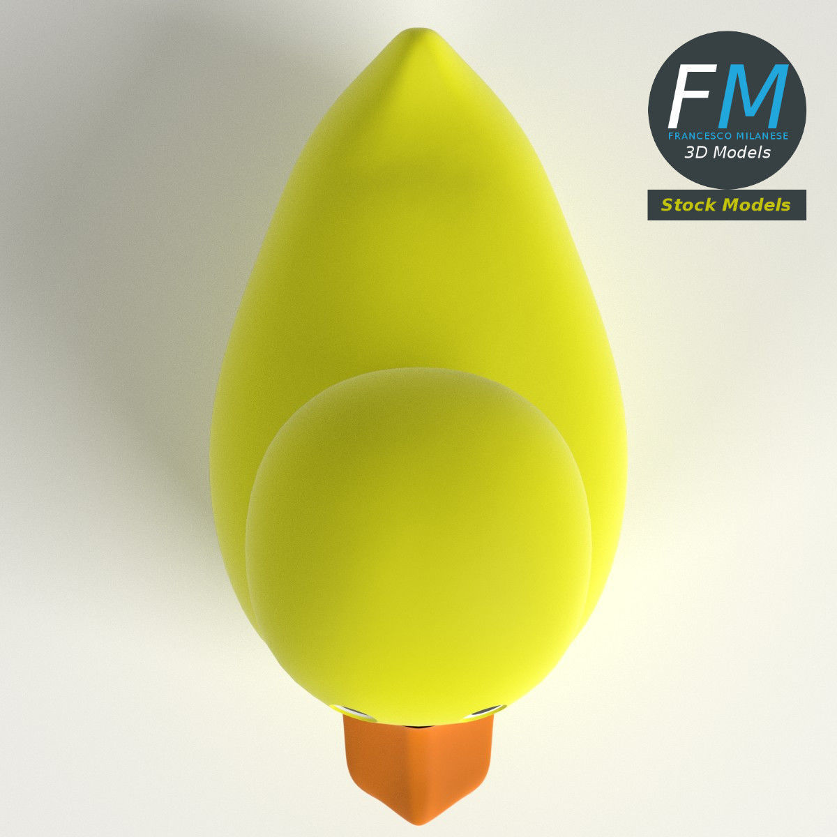 Rubber duck 3D model_6