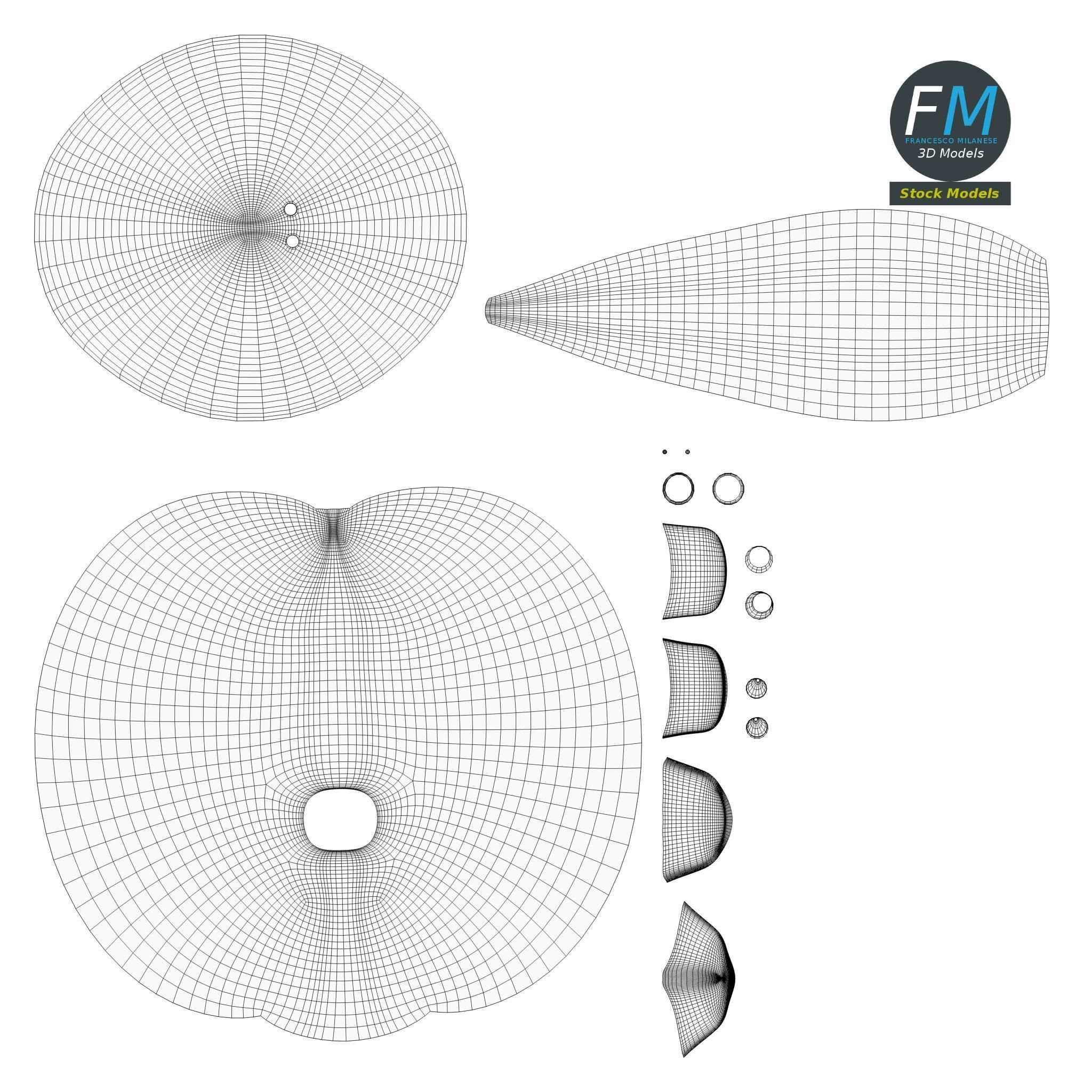 Rubber duck 3D model_11