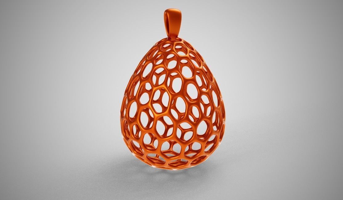 Honeycomb Egg 3D print model_6