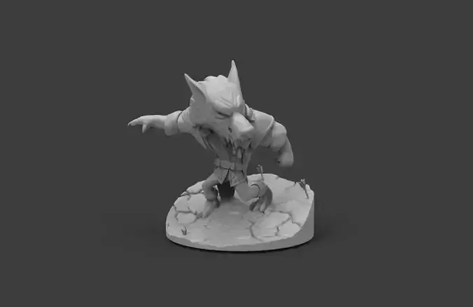 Genn Greymane - World of Warcraft Chibi 