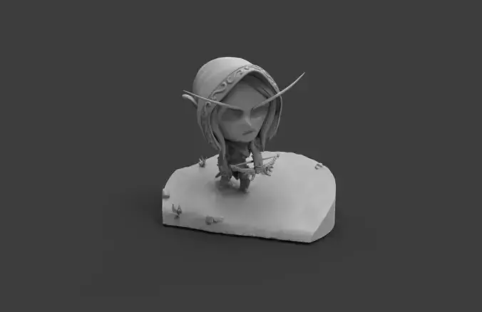 Sylvanas Windrunner - World of Warcraft Chibi