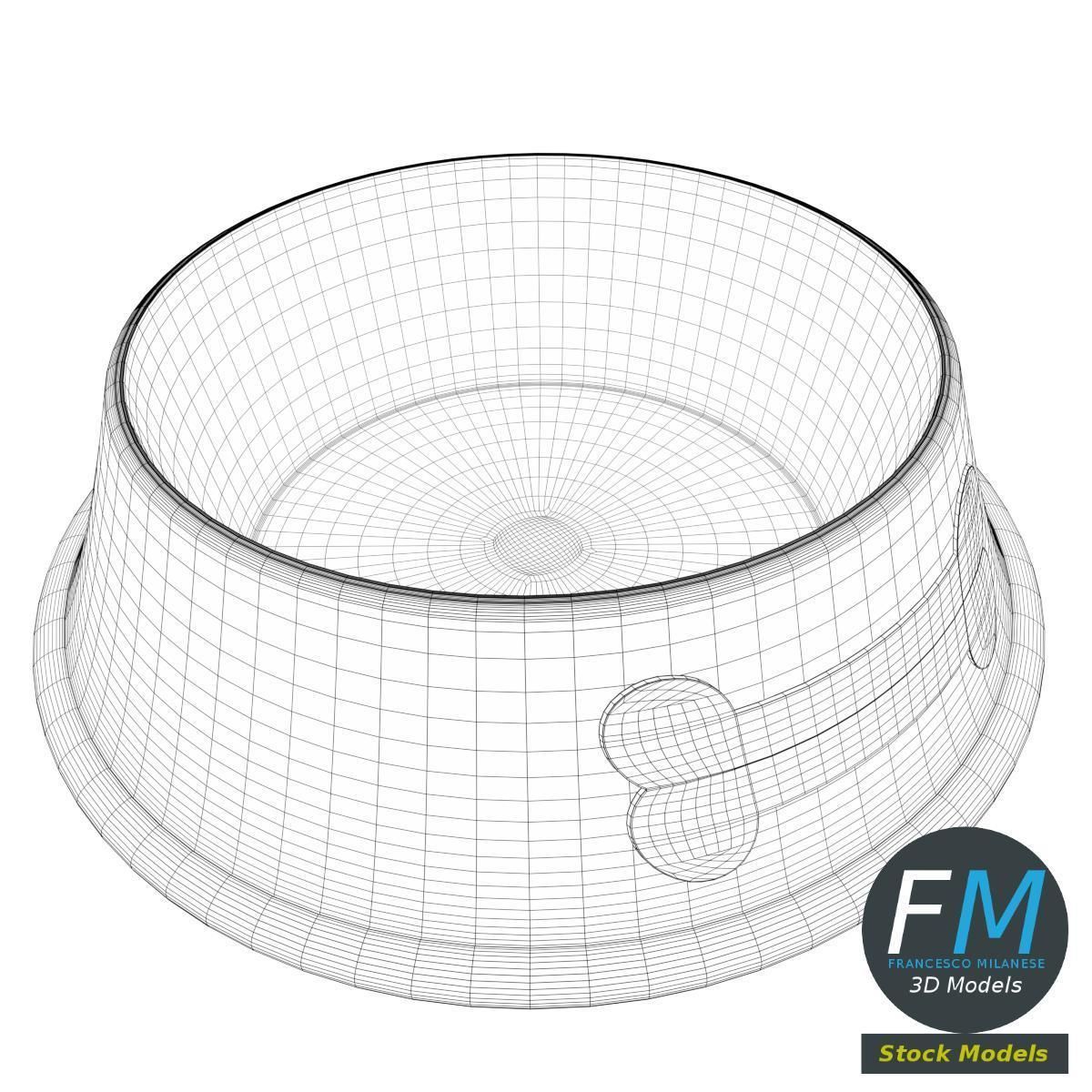 Dog bowl 1 3D model_8
