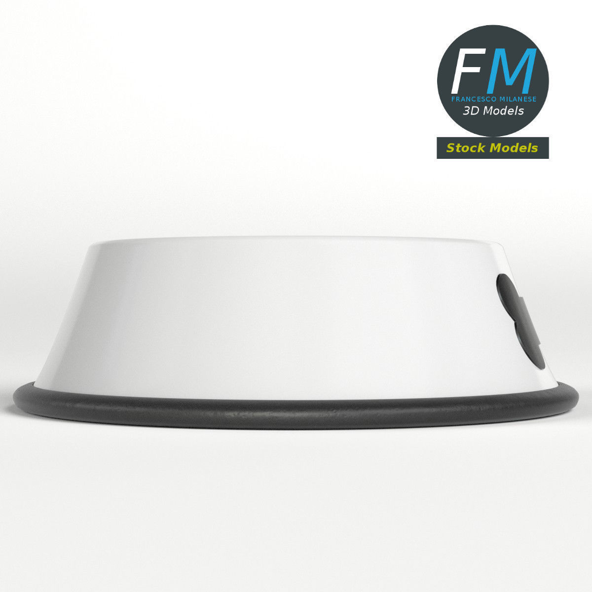 Dog bowl 1 3D model_4