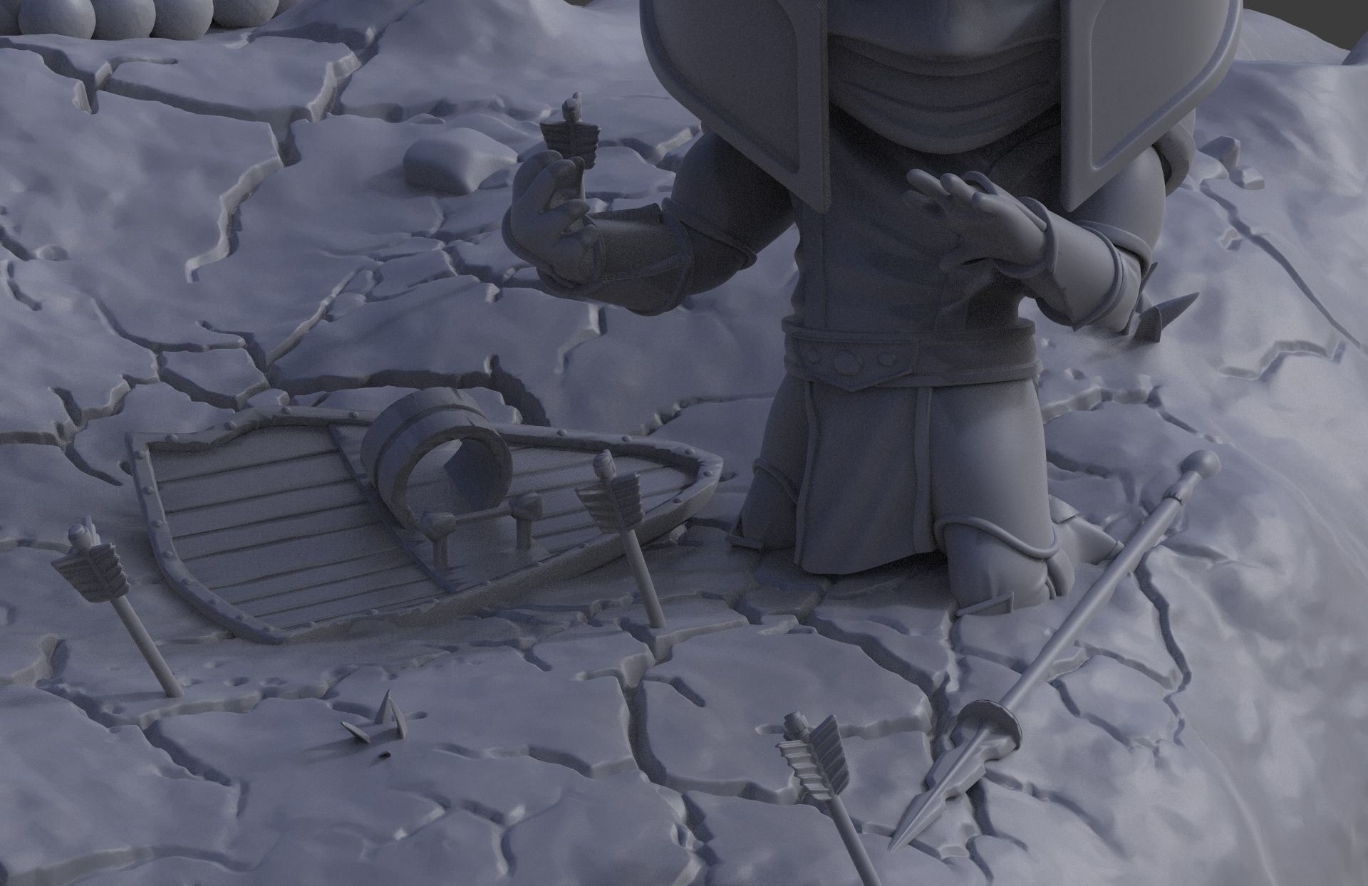 Battle for Azeroth - Chibi Diorama 3D print model_16