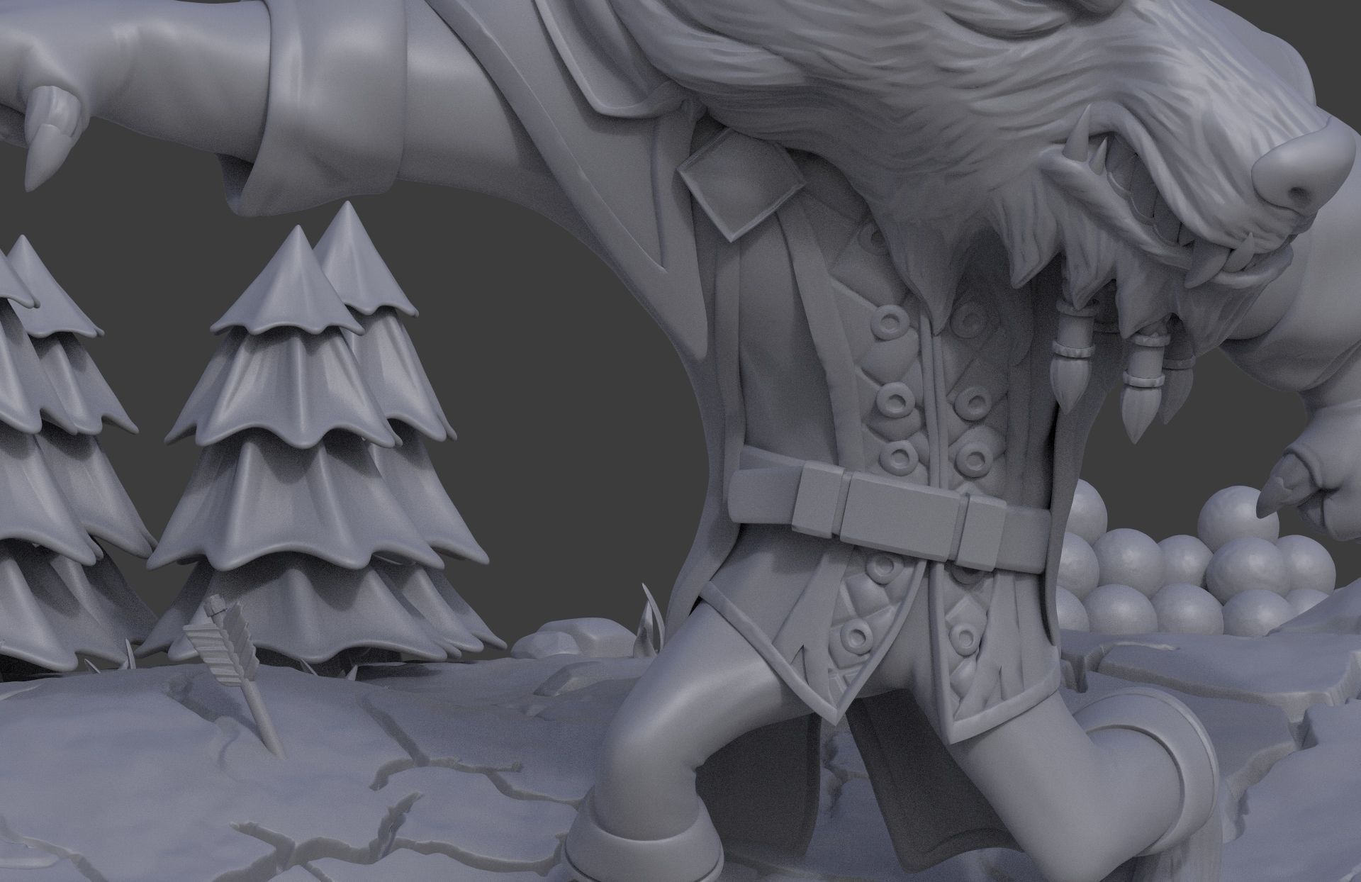 Battle for Azeroth - Chibi Diorama 3D print model_14