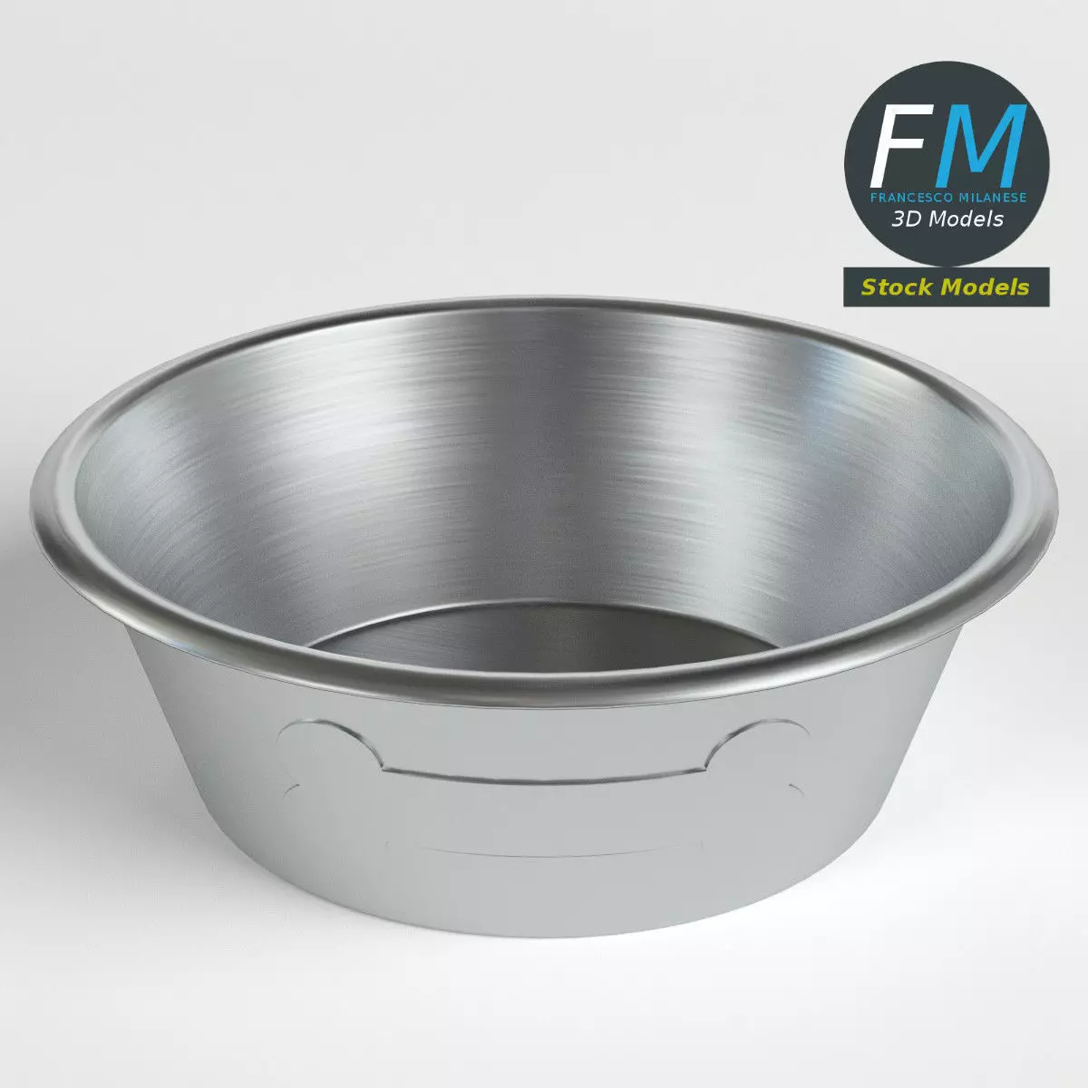 Dog bowl 2 3D model_0