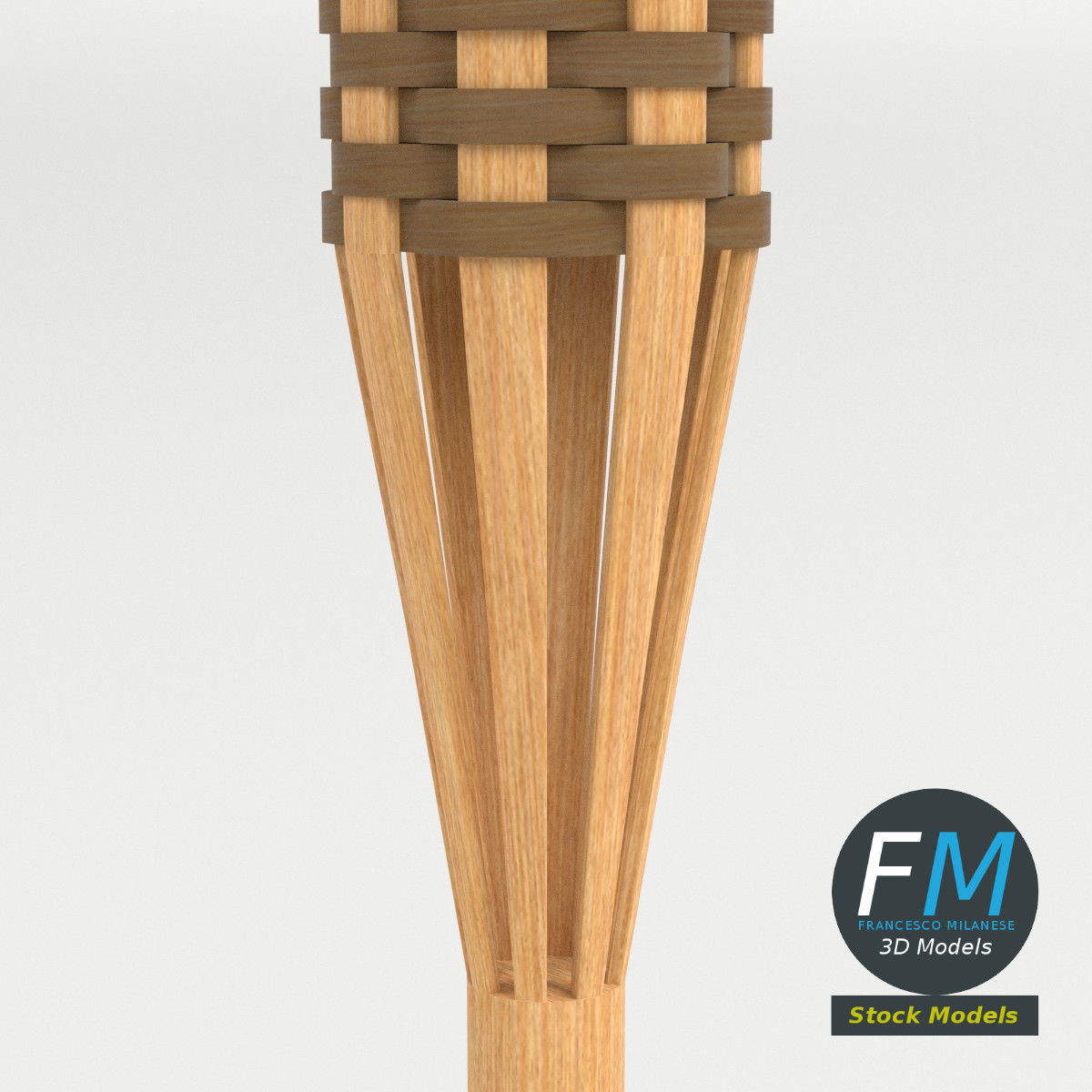 Garden Torch 2 3D model_4