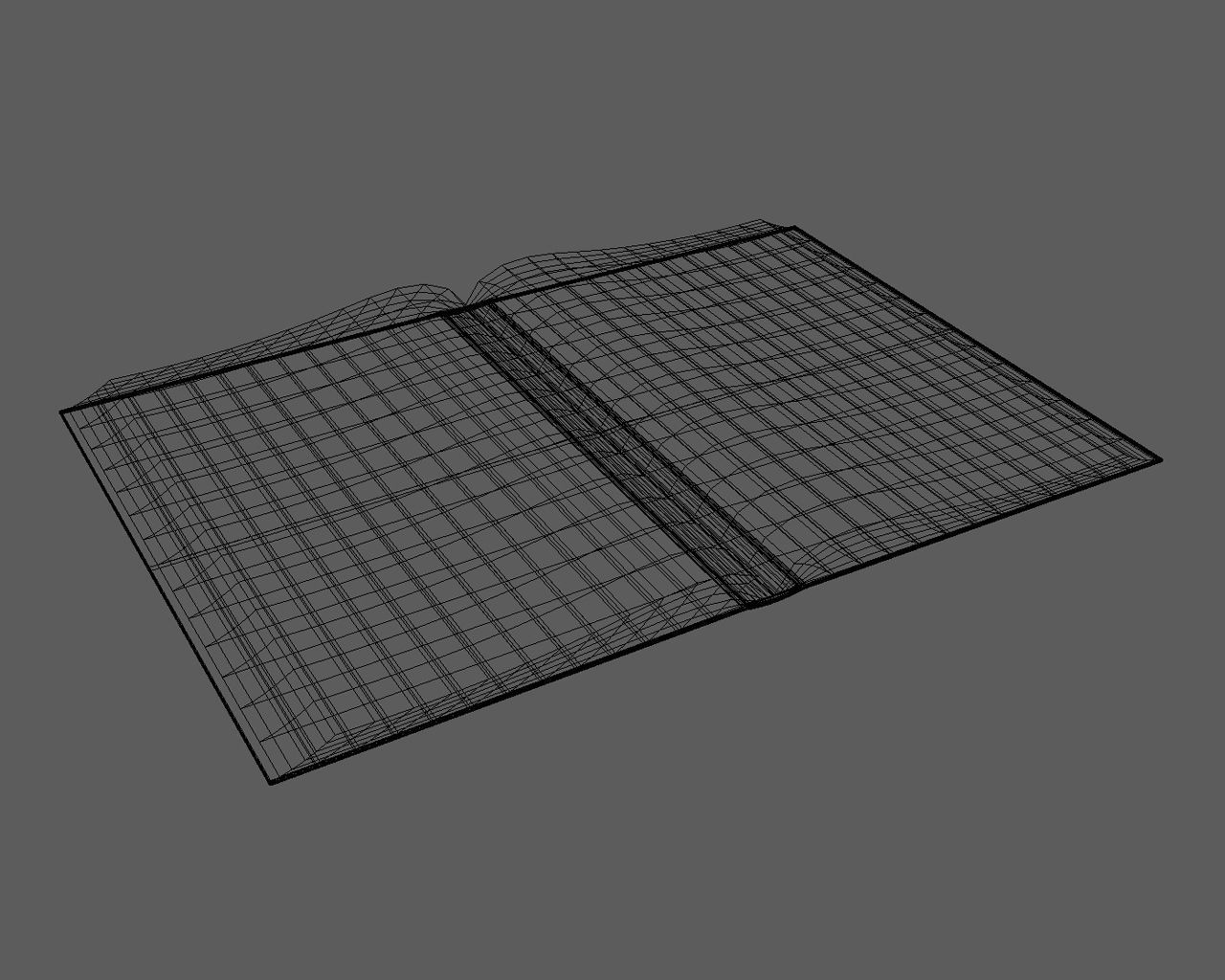 Rigged Book 3D model_5