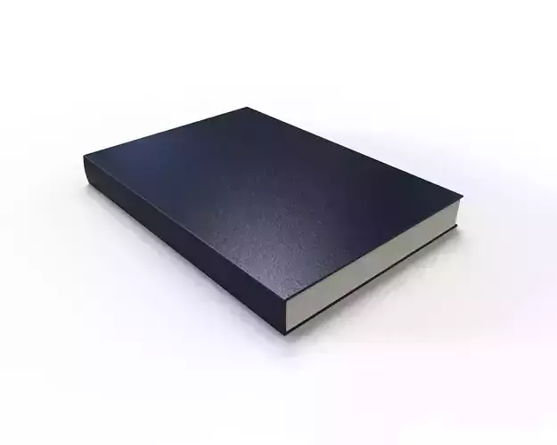 Rigged Book 3D model