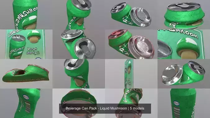 Beverage Can Pack - Liquid Mushroom