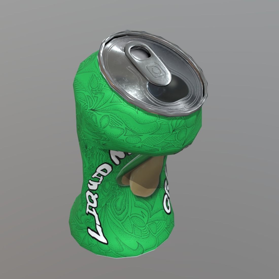 Beverage Can Pack - Liquid Mushroom 3D Model Collection_3