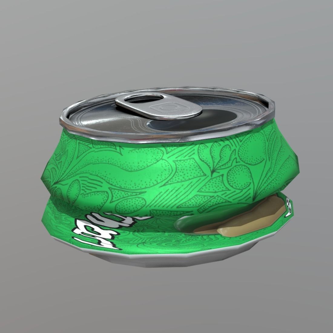 Beverage Can Pack - Liquid Mushroom 3D Model Collection_5