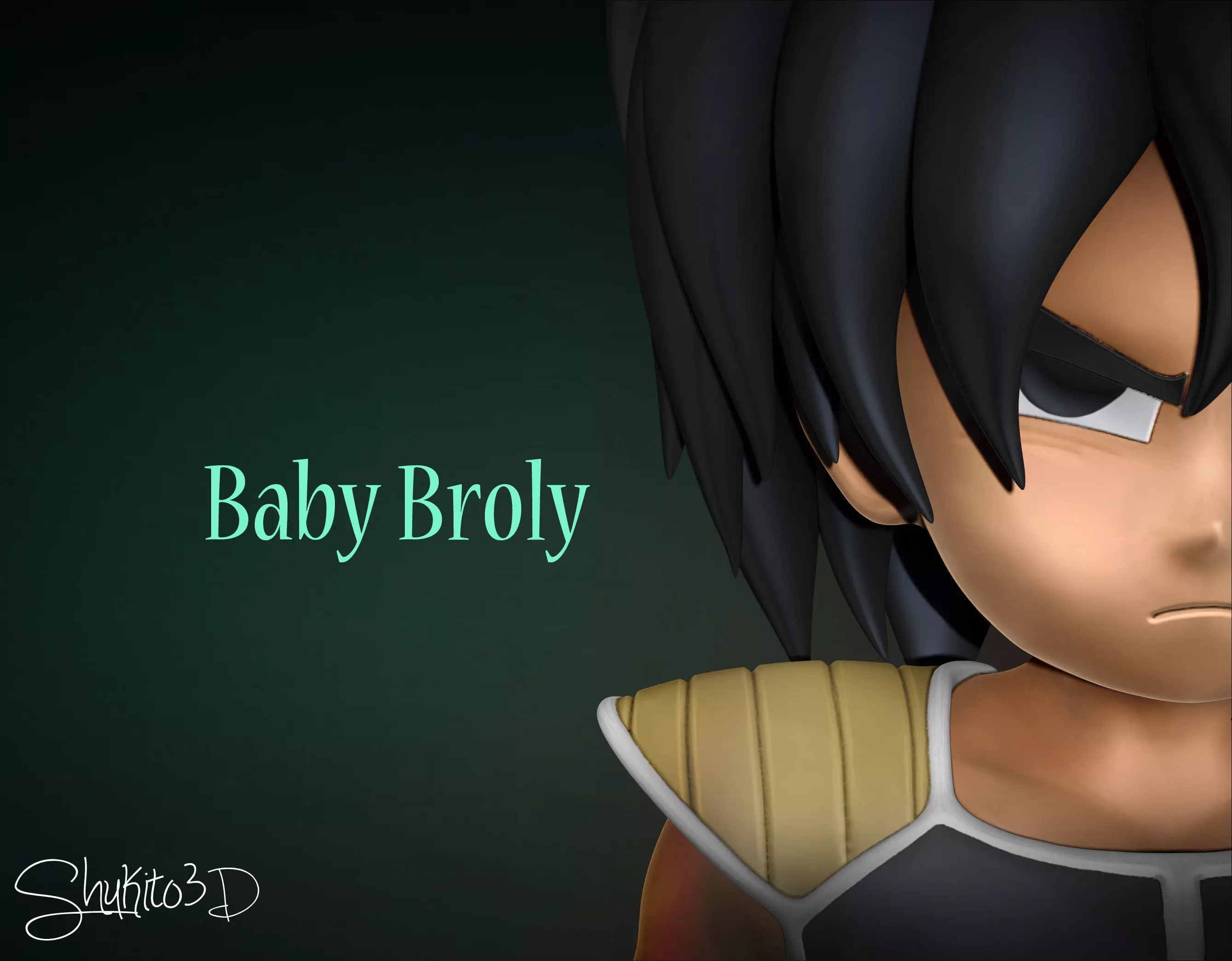 Dragon Ball Super Baby Broly 3D print model_0