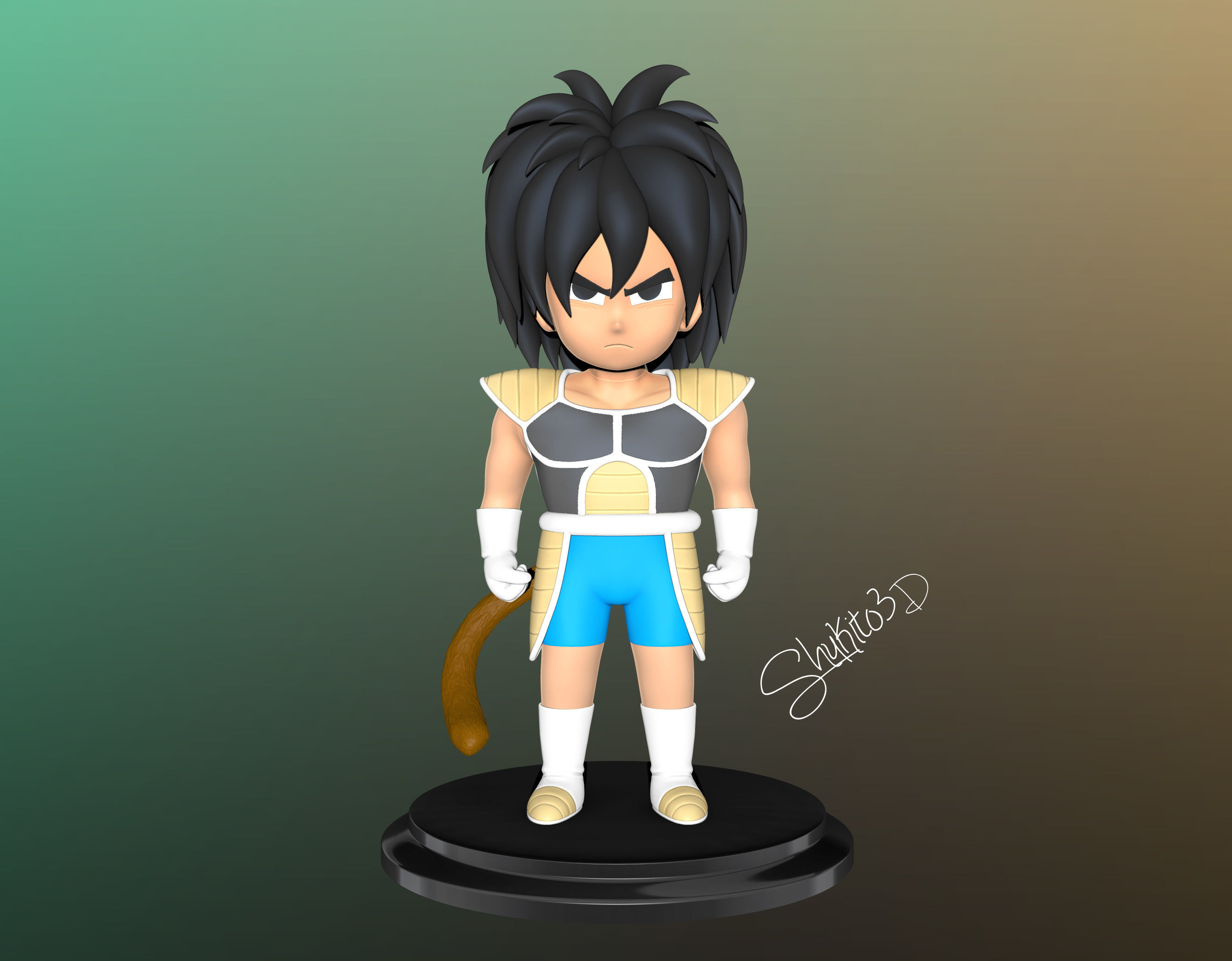Dragon Ball Super Baby Broly 3D print model_1