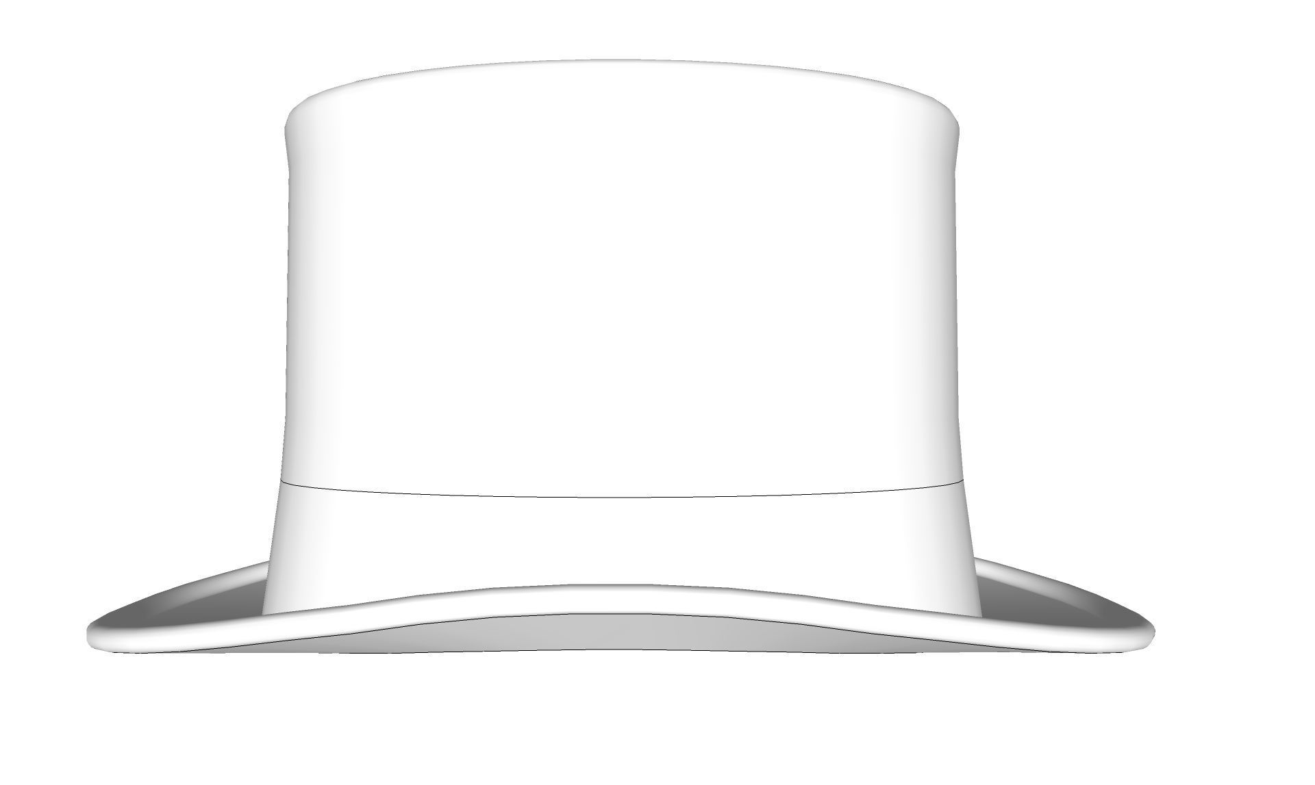 Top Hat 3D model_12