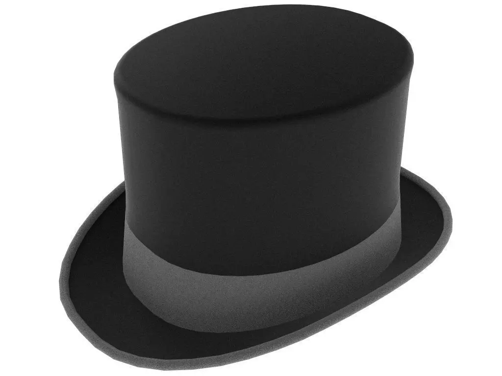 Top Hat 3D model_0