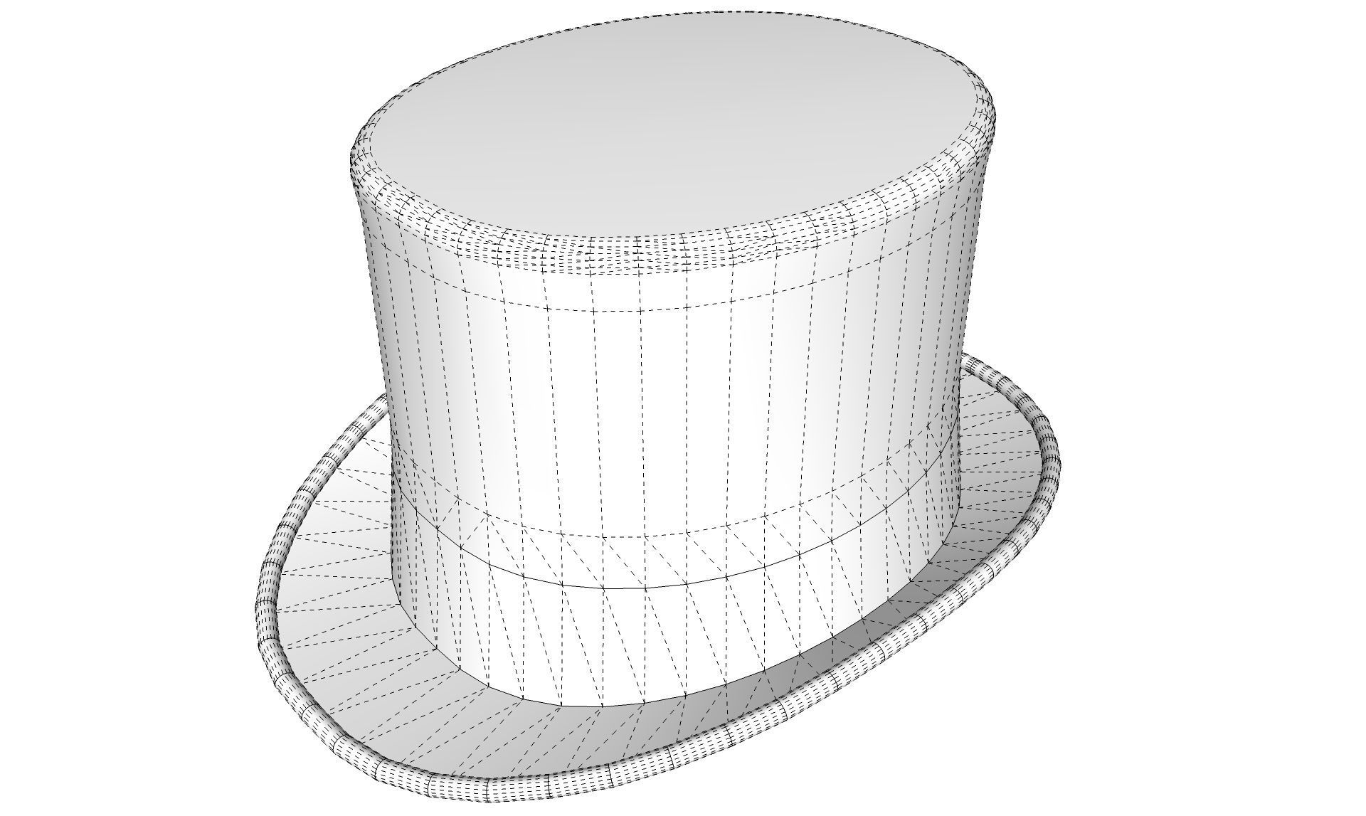 Top Hat 3D model_9