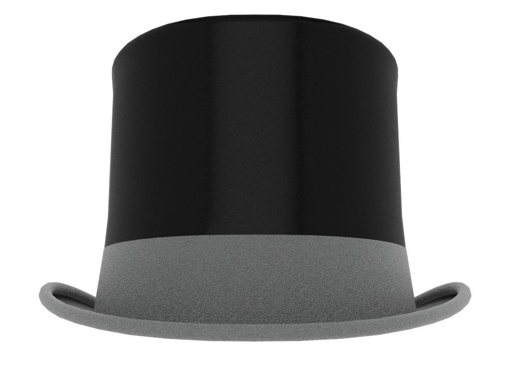 Top Hat 3D model_7