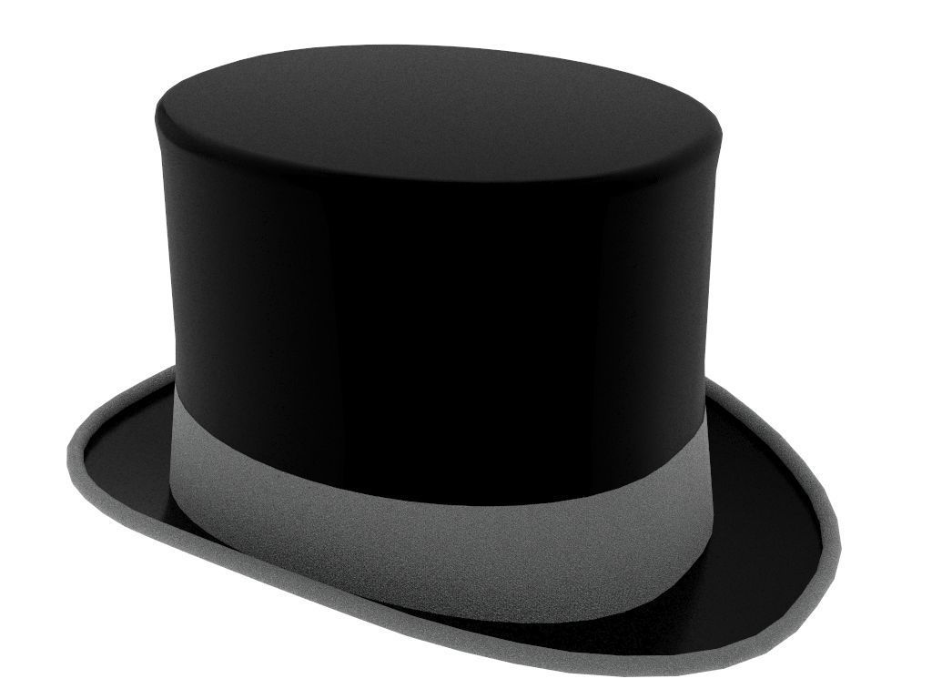 Top Hat 3D model_2