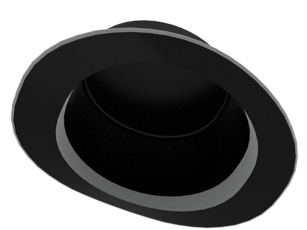 Top Hat 3D model_5